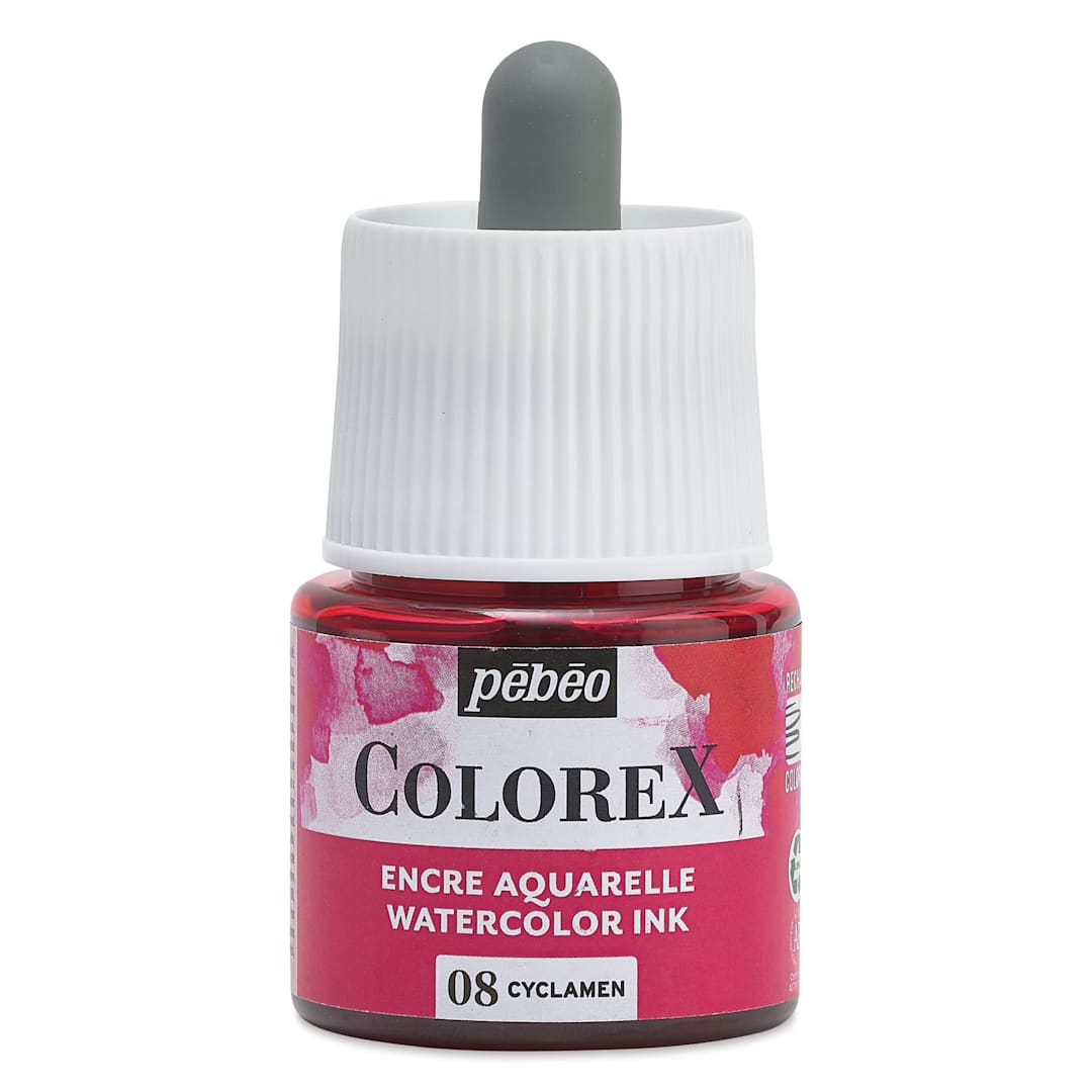Open in modal - Pebeo Colorex Inks - Cyclamen, 45 ml, front of bottle