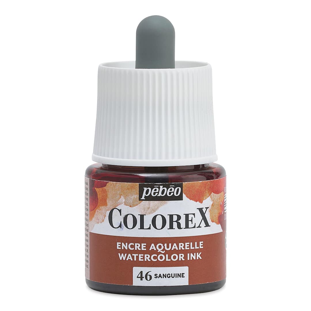 Open in modal - Pebeo Colorex Inks - Sanguine, 45 ml, front of bottle