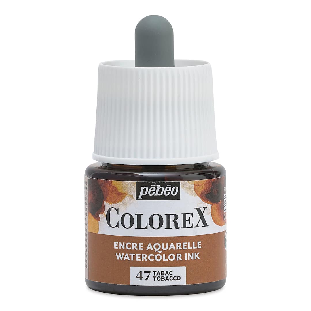 Open in modal - Pebeo Colorex Inks - Tobacco, 45 ml, front of bottle