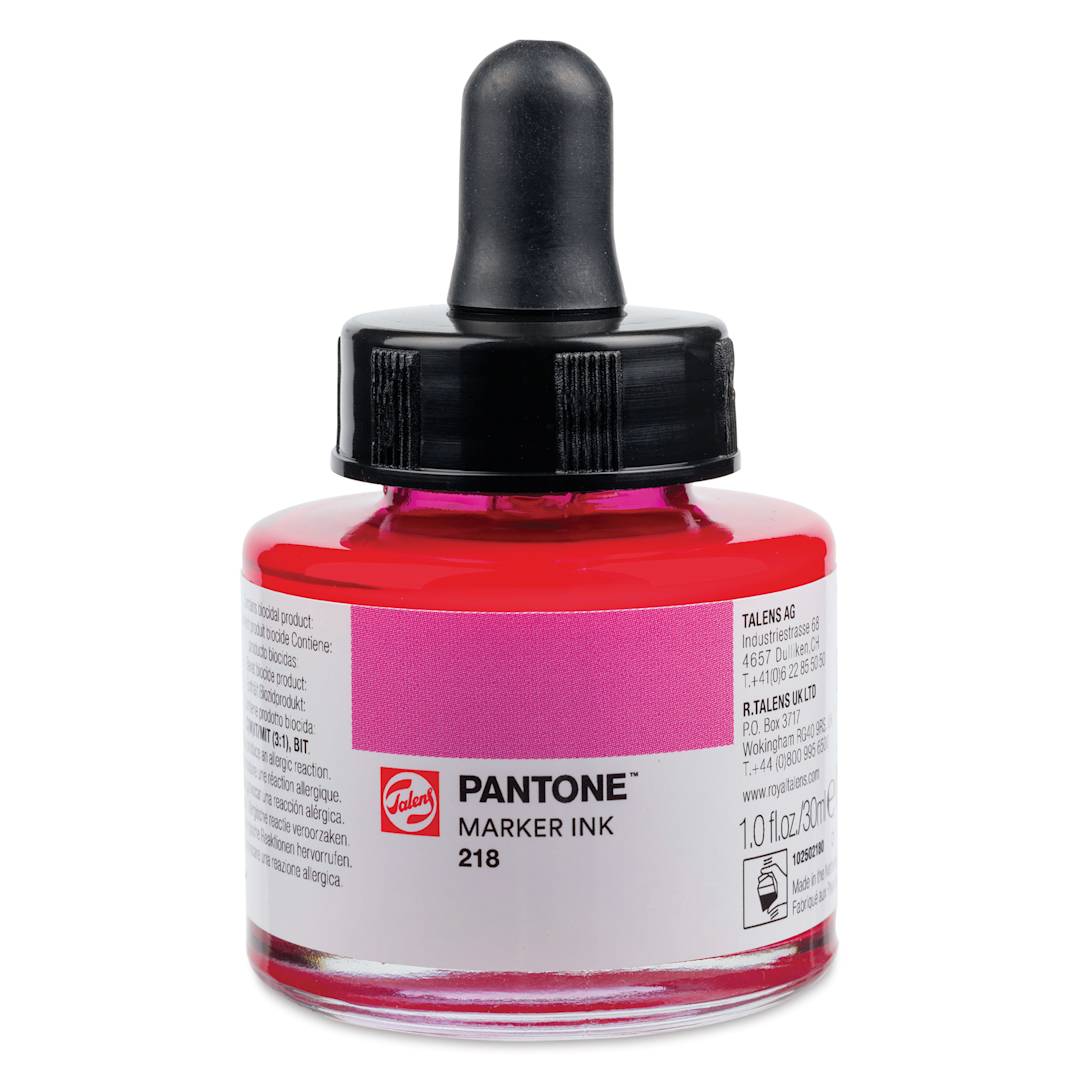 Open in modal - Talens Pantone Marker Ink Refill - 218, 30 ml