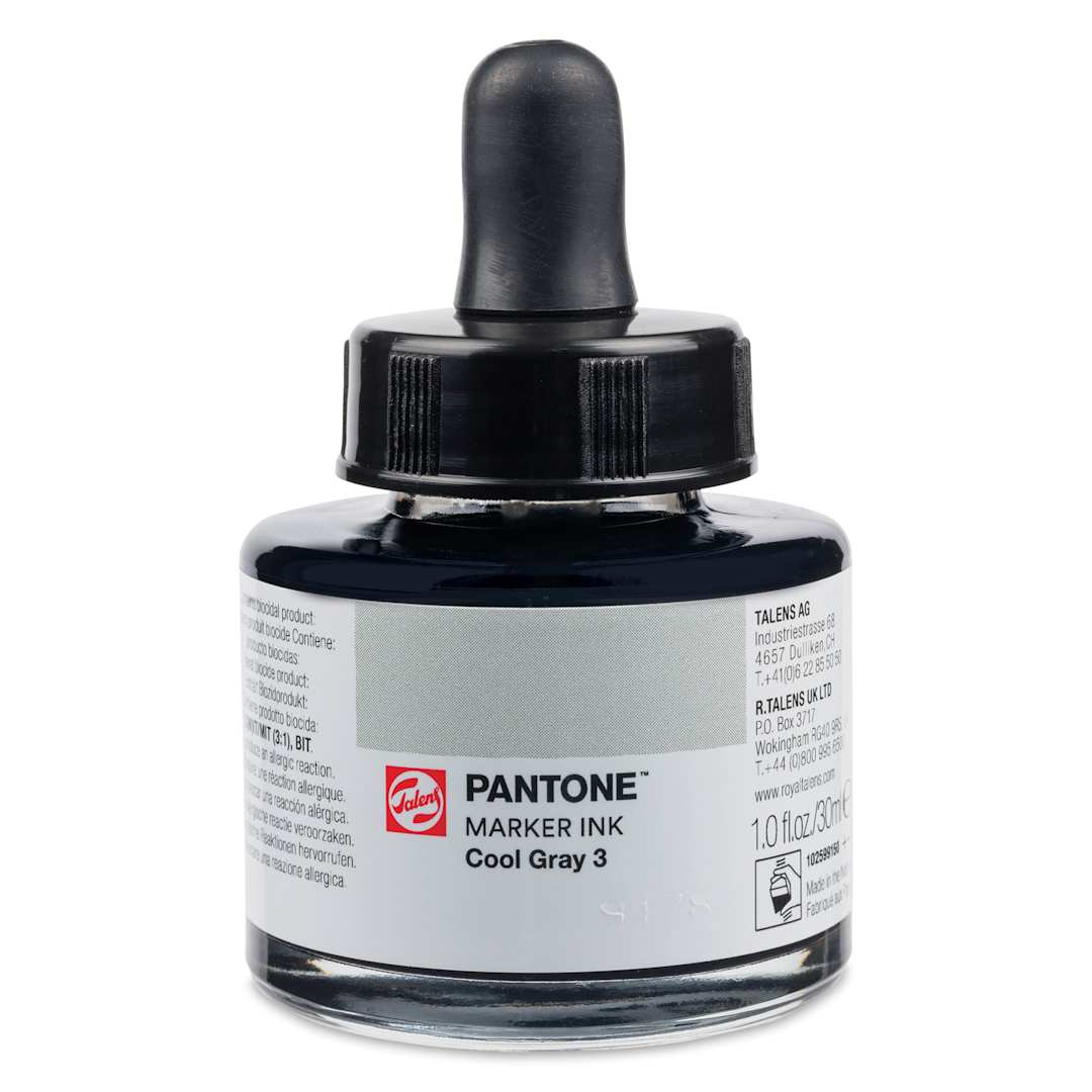 Open in modal - Talens Pantone Marker Ink Refill - Cool Gray 3, 30 ml