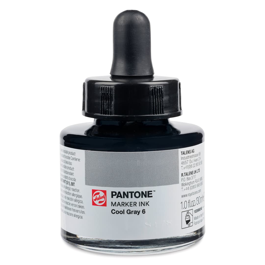 Open in modal - Talens Pantone Marker Ink Refill - Cool Gray 6, 30 ml