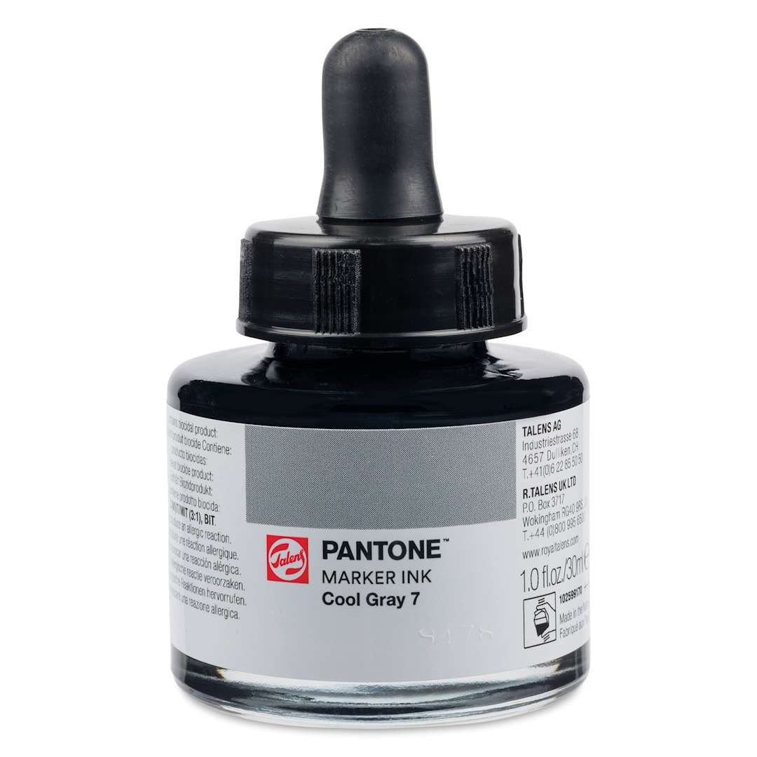 Open in modal - Talens Pantone Marker Ink Refill - Cool Gray 7, 30 ml