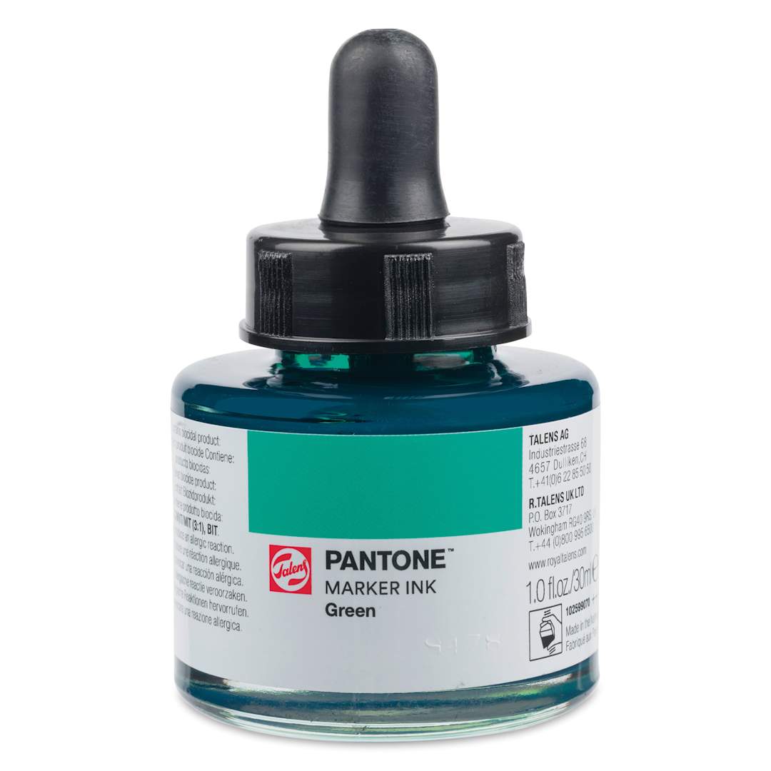 Open in modal - Talens Pantone Marker Ink Refill - Green, 30 ml