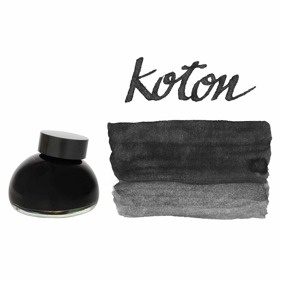 Open in modal - Kakimori Pigment Ink - 10 Koton, swatch and bottle