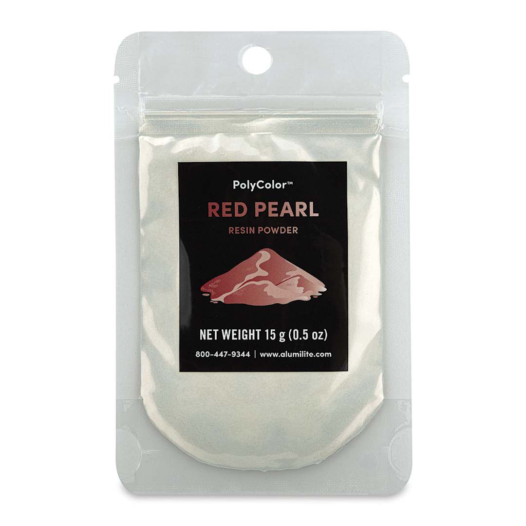 Open in modal - PolyColor Resin Pigment Powder - Red Pearl, 15 g (Front of packaging)