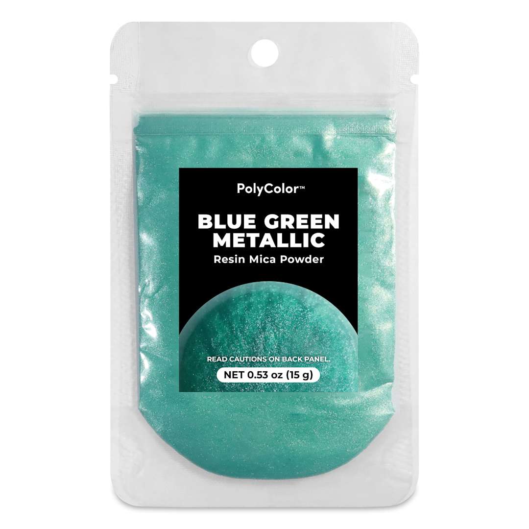 Open in modal - PolyColor Resin Pigment Powder - Blue-Green, 15 g