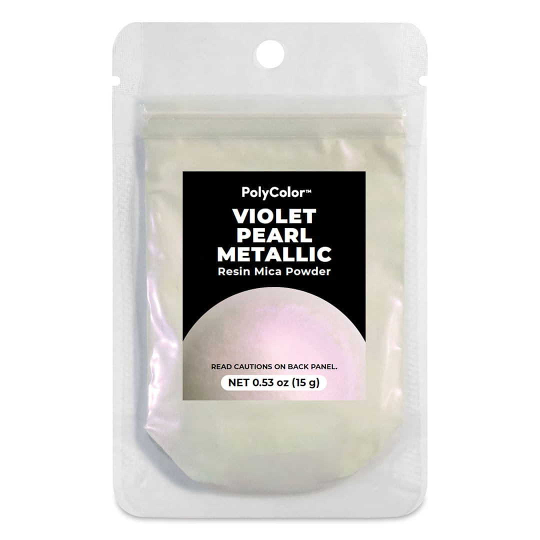 Open in modal - PolyColor Resin Pigment Powder - Violet Pearl Metallic, 15 g