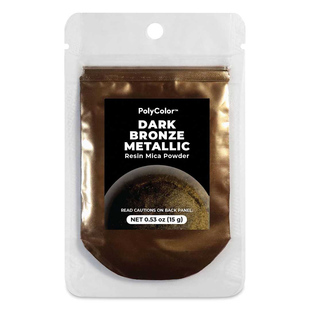 Open in modal - PolyColor Resin Pigment Powder - Dark Bronze, 15 g