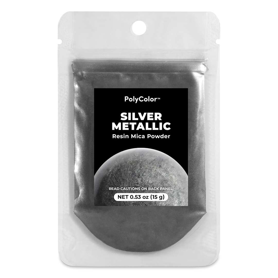 Open in modal - PolyColor Resin Pigment Powder - Silver, 15 g