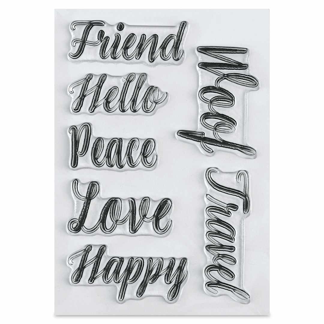 Open in modal - Artesprix Sublimation Cling Stamps - Hand Lettered Basics