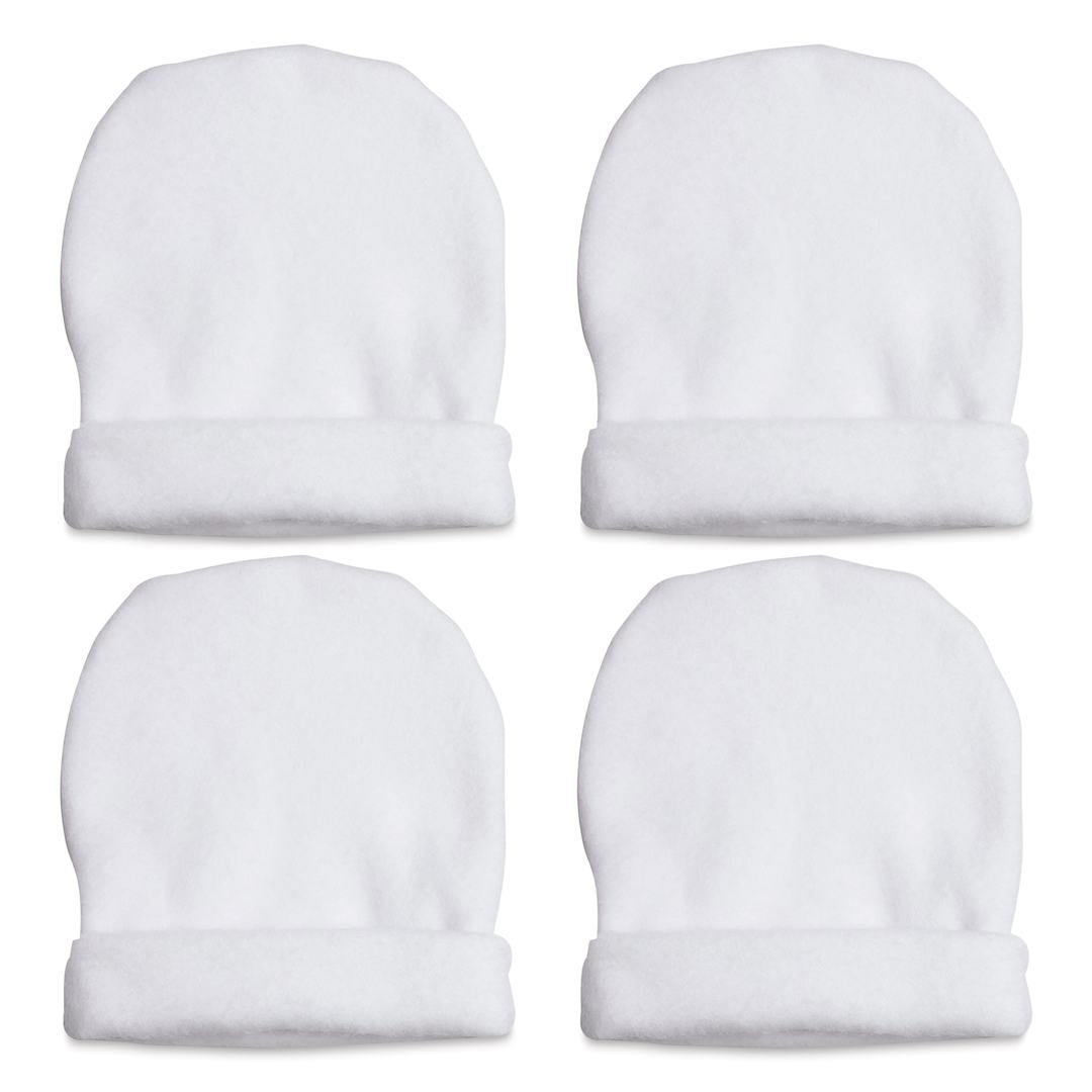 Open in modal - Craft Express Sublimation Printing Baby Products - Fleece Cap, White, Pkg of 4