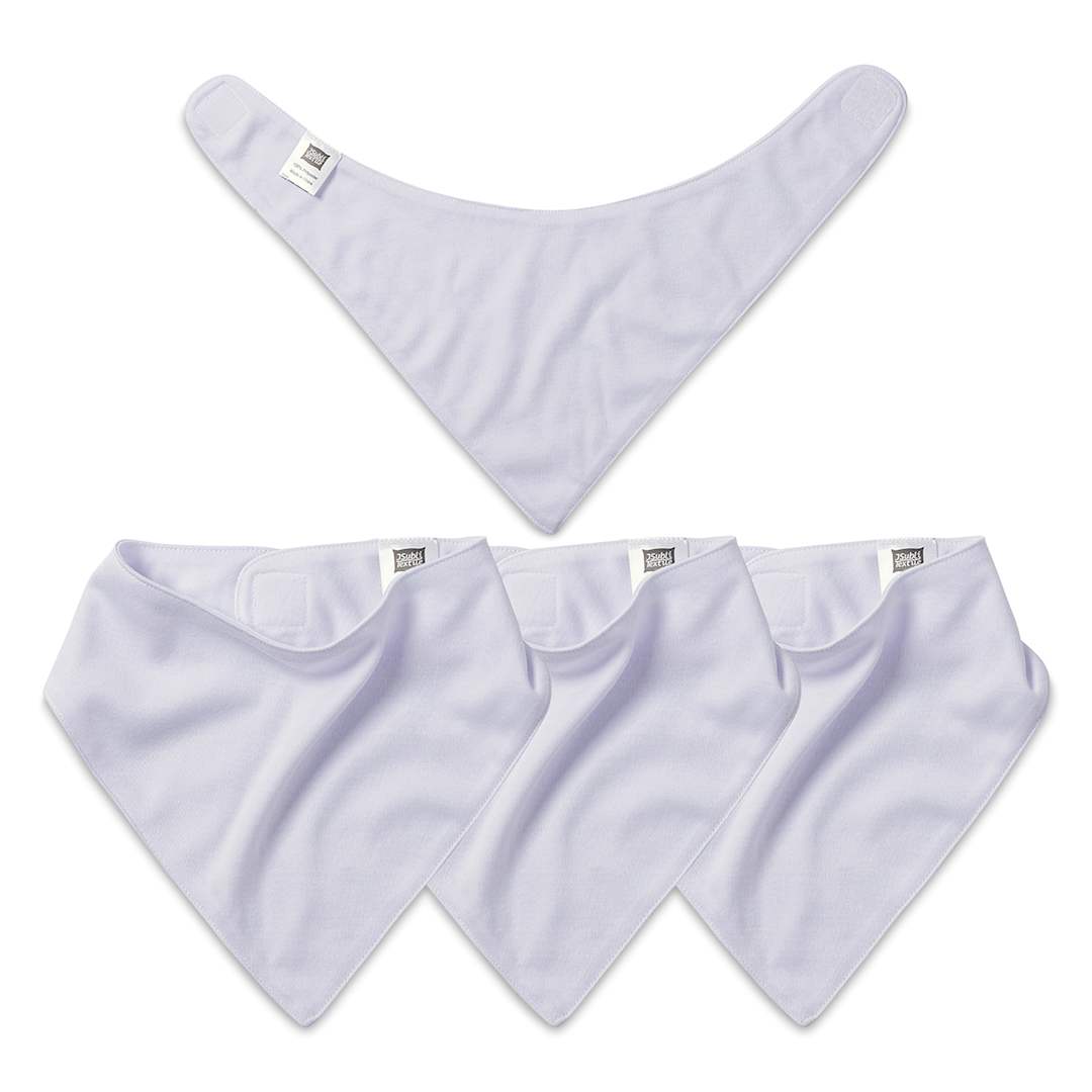 Open in modal - Craft Express Sublimation Printing Baby Products - Bandana, White, Pkg of 4