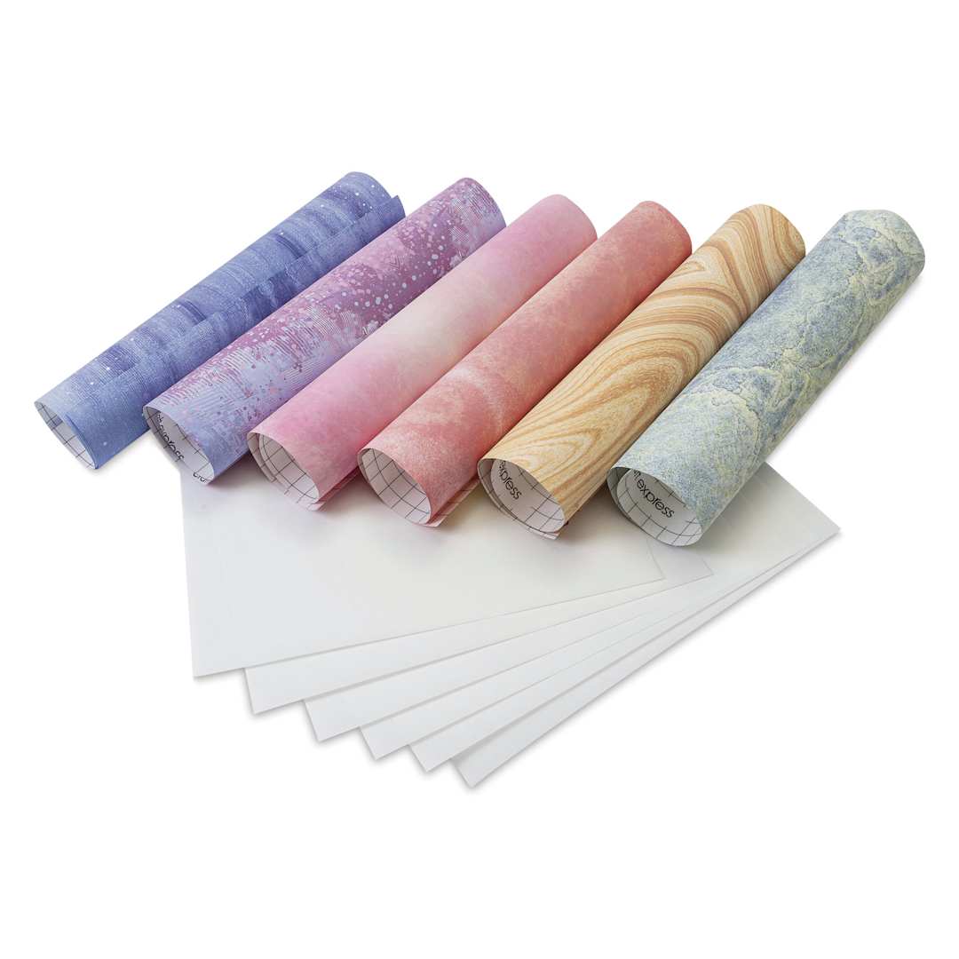 Open in modal - Craft Express Sublimation Pattern Transfer Sheets - Assorted 1, 12" x 12", Pkg of 6