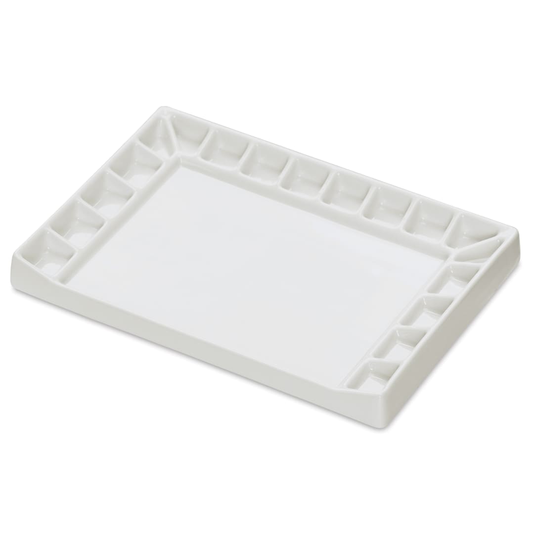 Open in modal - Meeden 18-Well Porcelain Paint Palette