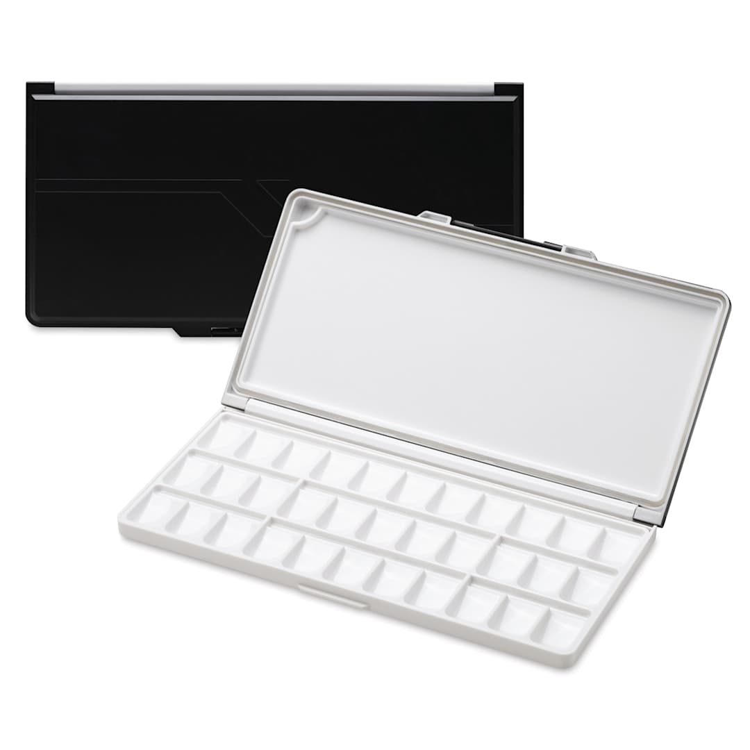 Open in modal - Meeden Airtight Leakproof Watercolor Palette - Black, 33 Wells