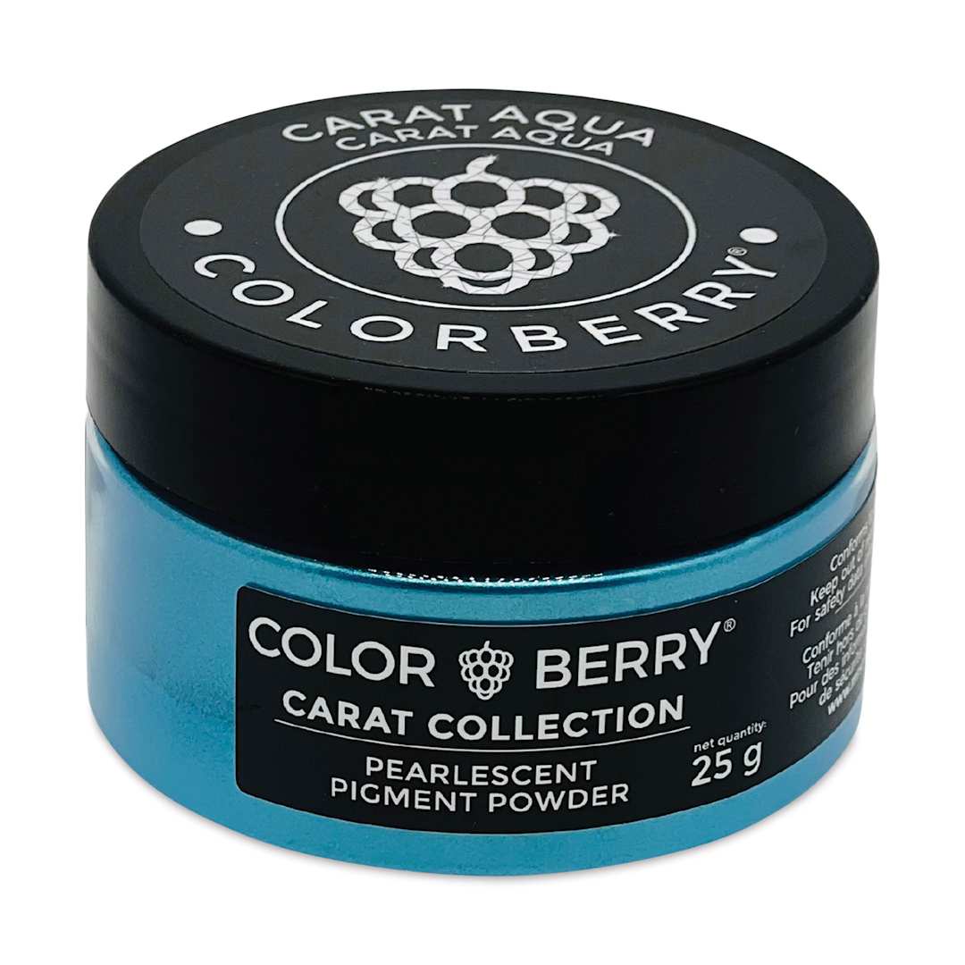 Open in modal - Colorberry Carat Collection Dry Resin Pigment - Aqua, 25 g, Jar