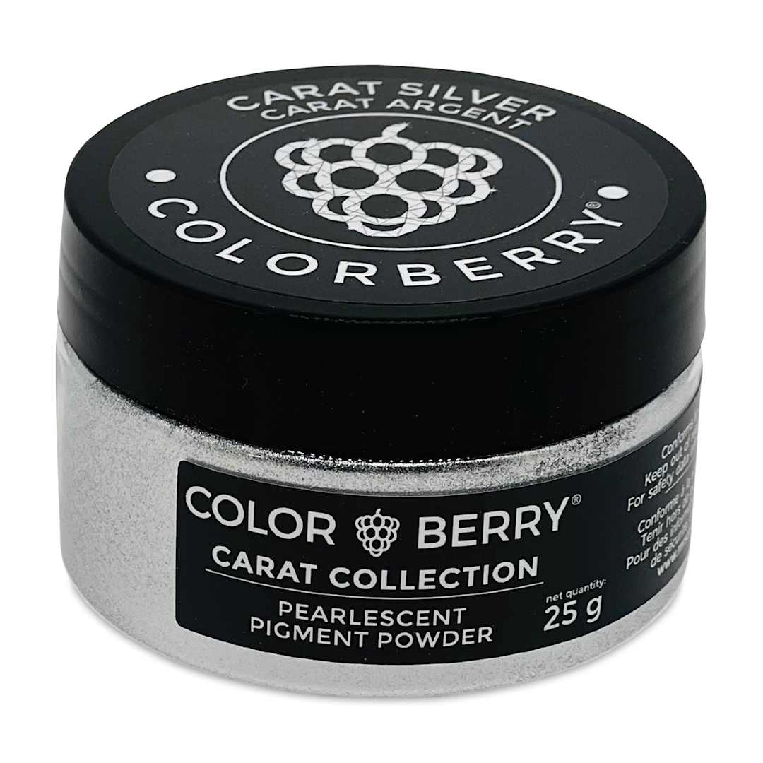 Open in modal - Colorberry Carat Collection Dry Resin Pigment - Silver, 25 g, Jar