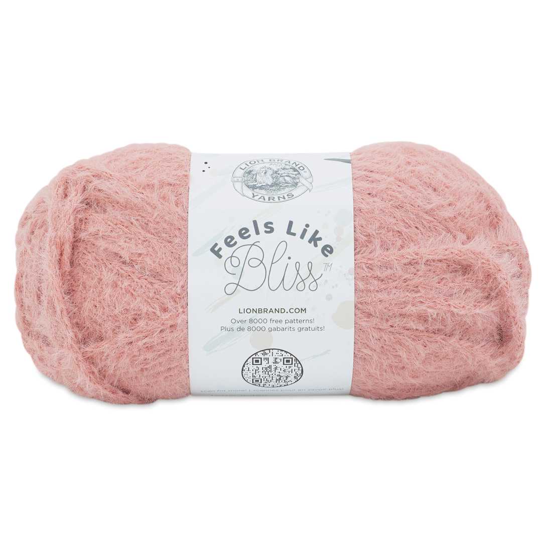 Open in modal - Lion Brand Feels Like Bliss Yarn - Dusty Rose