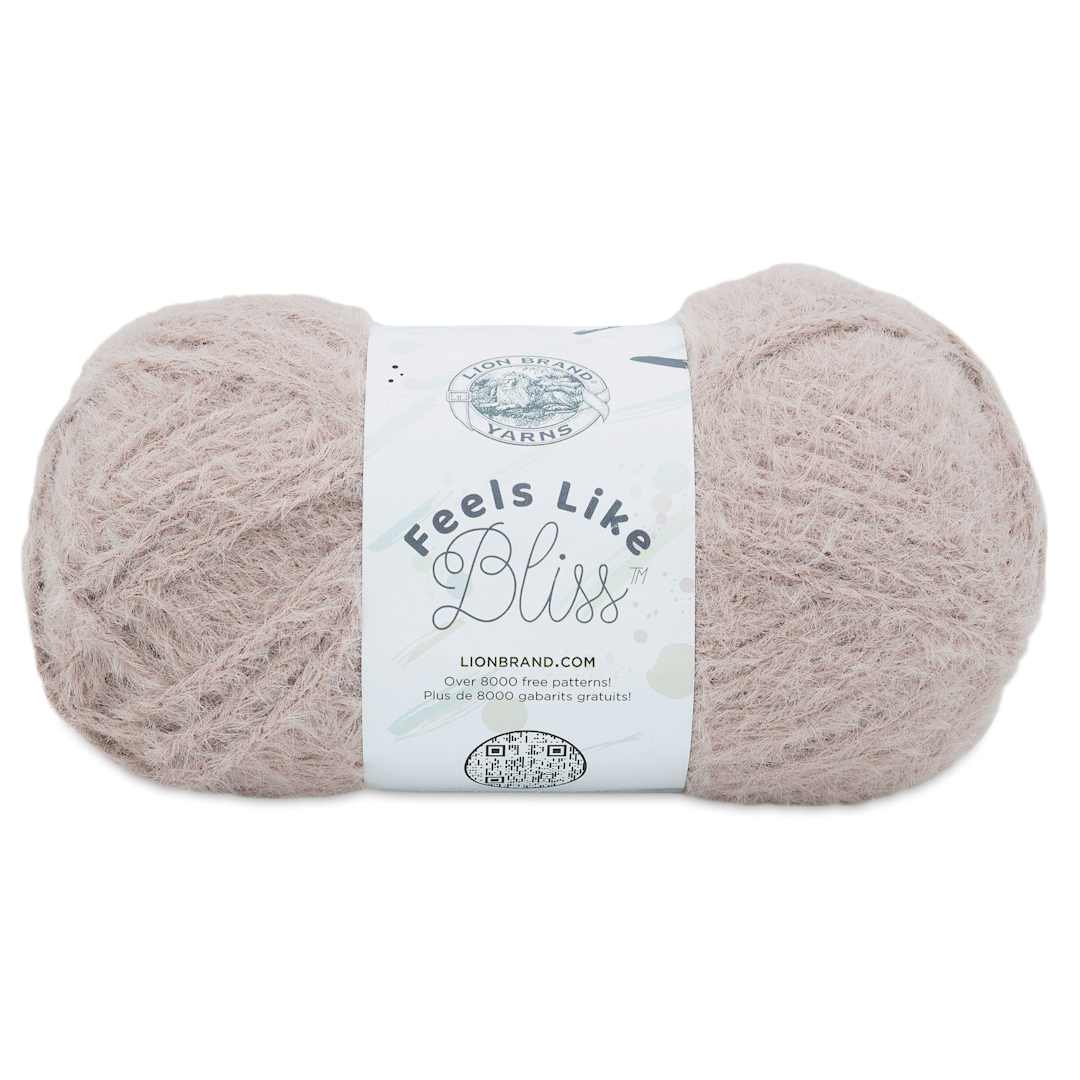 Open in modal - Lion Brand Feels Like Bliss Yarn - Cocoa