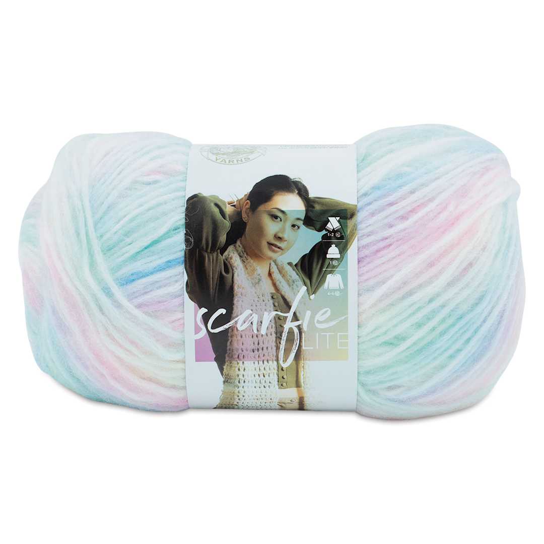 Open in modal - Lion Brand Scarfie Lite Yarn - Seaglass