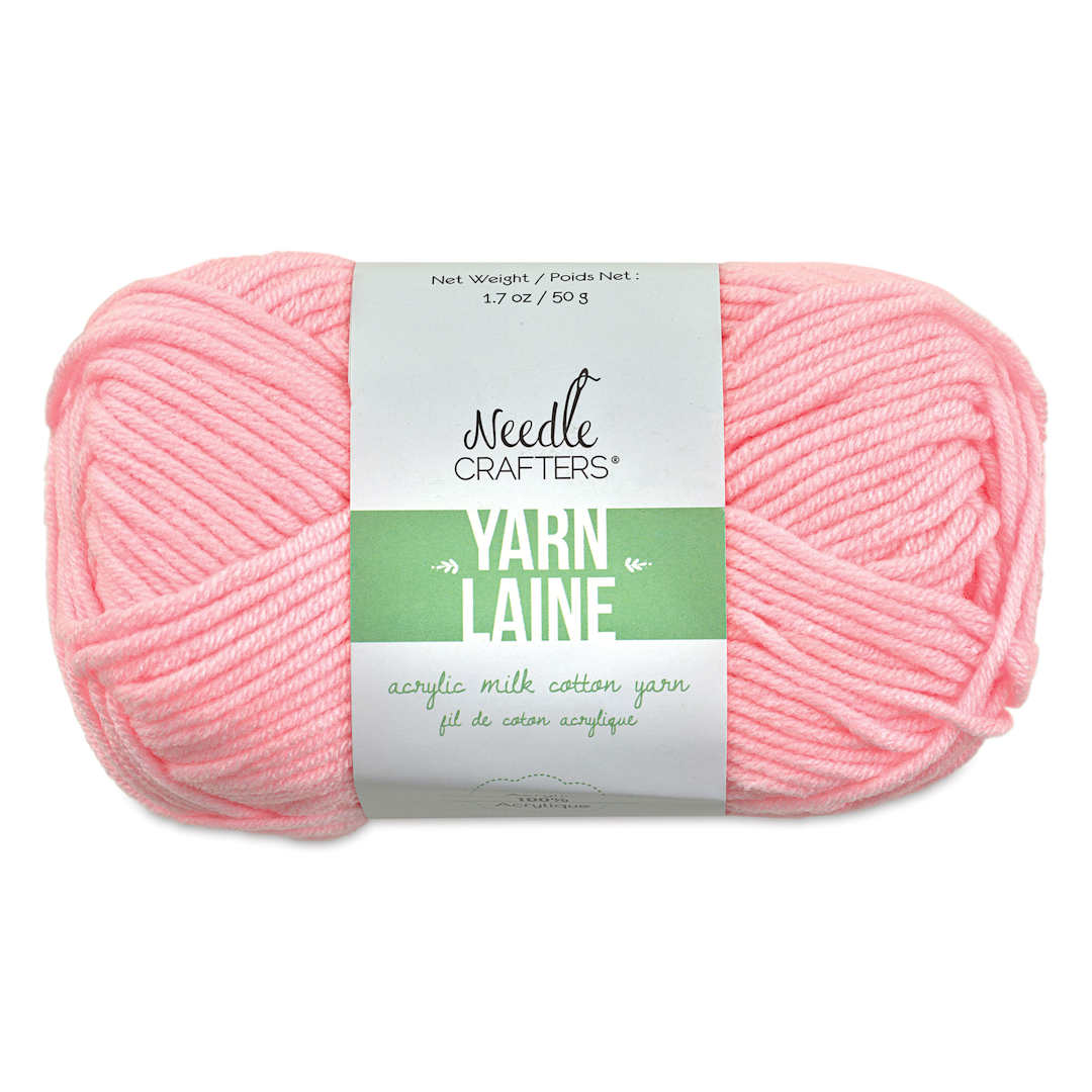 Open in modal - Needle Crafters Milk Cotton Yarn - Light Pink, front of the packaging