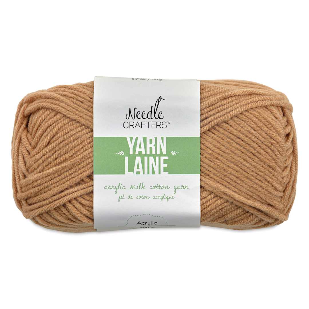 Open in modal - Needle Crafters Milk Cotton Yarn - Beige, front of the packaging