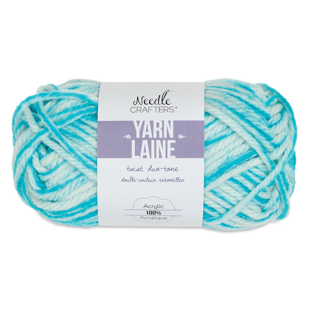Open in modal - Needle Crafters Twist Duo-Tone Yarn - Aqua, front of the packaging