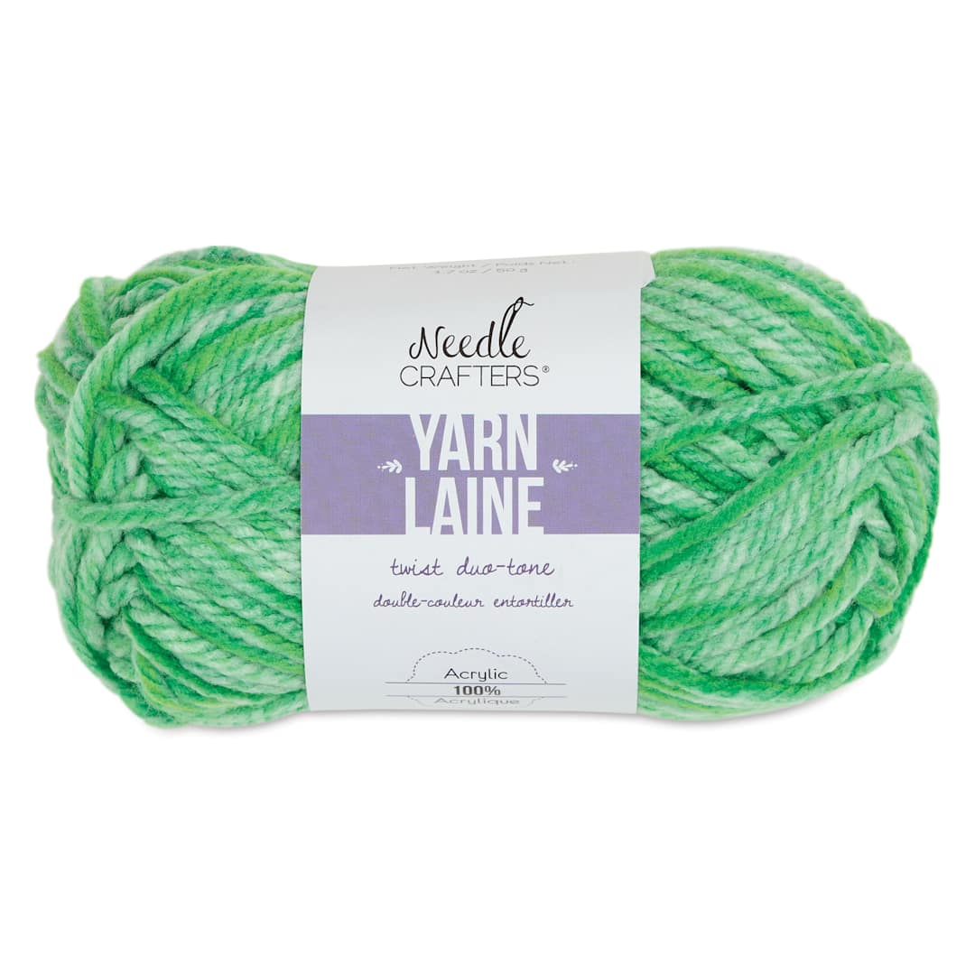 Open in modal - Needle Crafters Twist Duo-Tone Yarn - Emerald, front of the packaging