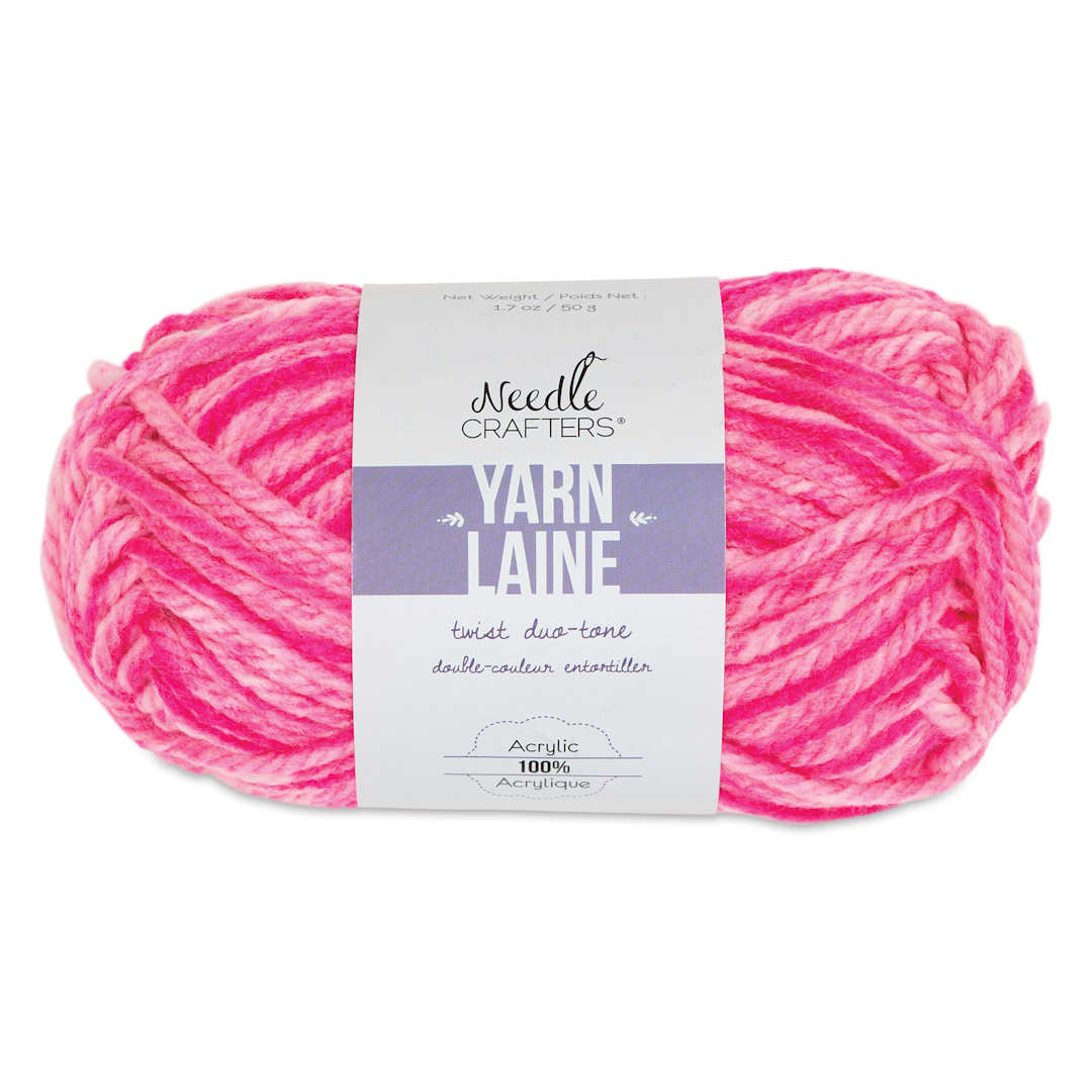 Open in modal - Needle Crafters Twist Duo-Tone Yarn - Magenta, front of the packaging