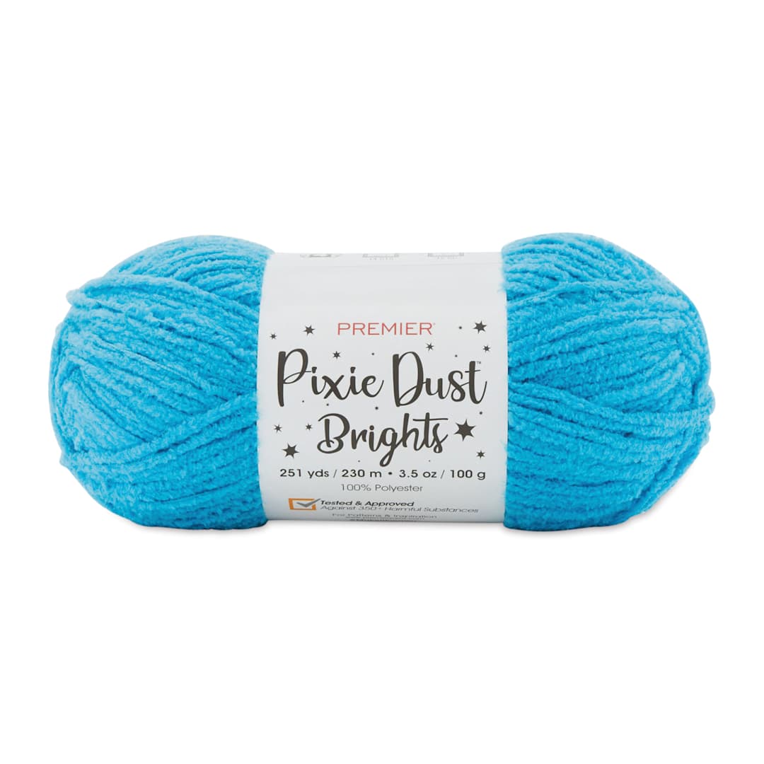 Open in modal - Premier Yarn Pixie Dust Brights Yarn - Royal Blue, 251 yds