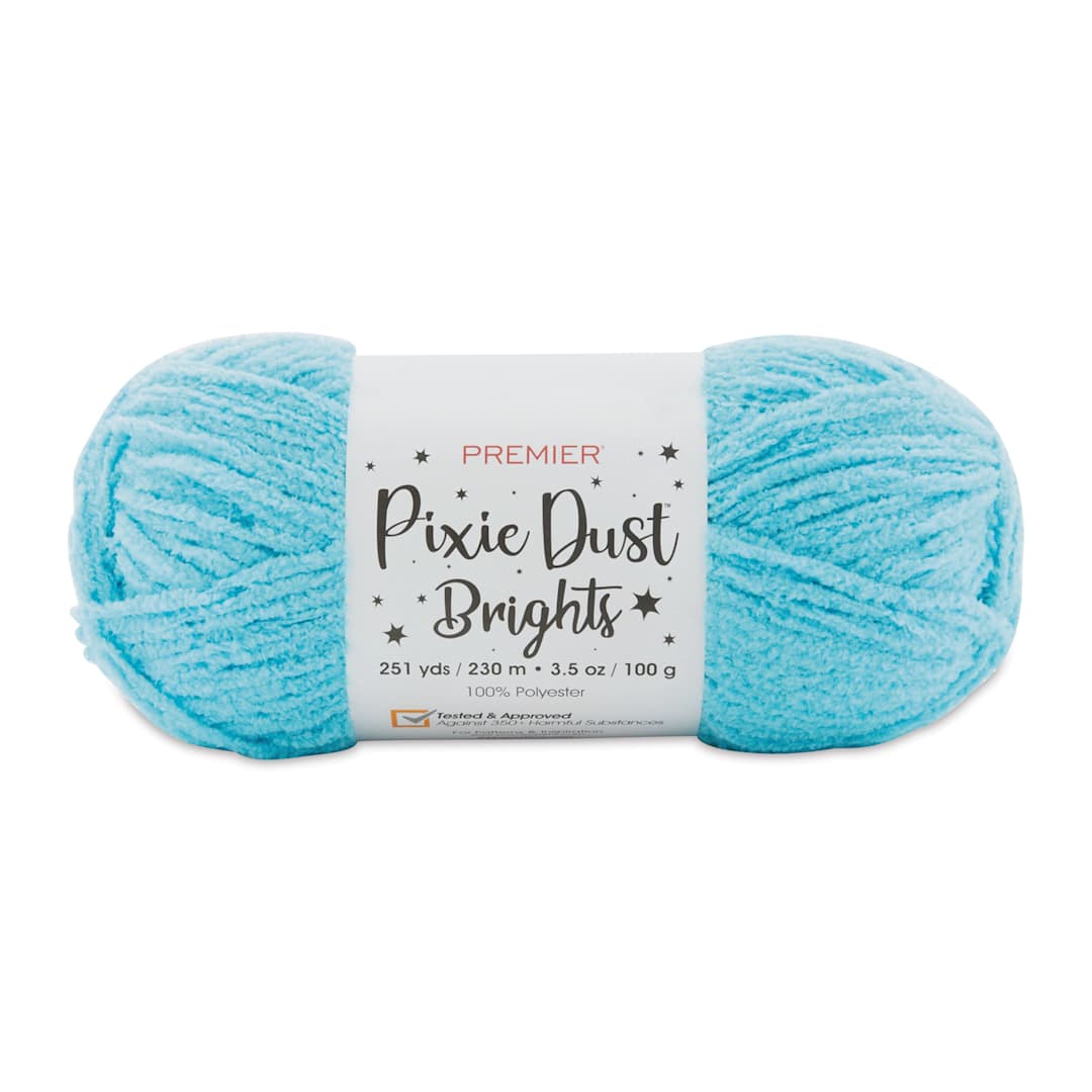 Open in modal - Premier Yarn Pixie Dust Brights Yarn - Bluebell, 251 yds