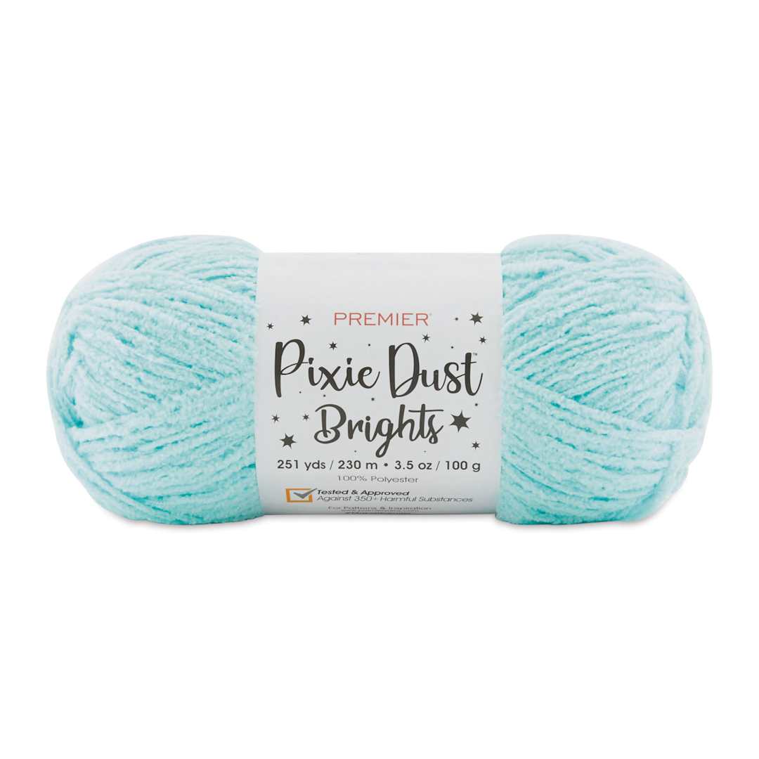 Open in modal - Premier Yarn Pixie Dust Brights Yarn - Seafoam, 251 yds