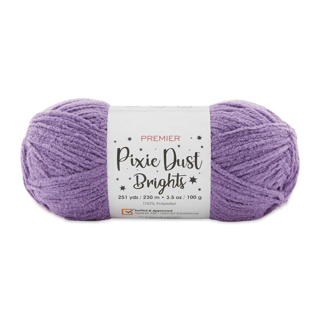 Open in modal - Premier Yarn Pixie Dust Brights Yarn - Violet, 251 yds
