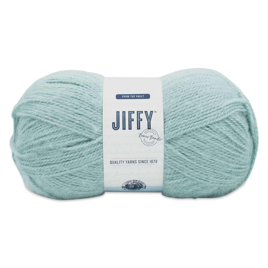 Open in modal - Lion Brand Jiffy Bonus Bundle Yarn - Seafoam, 681 yards