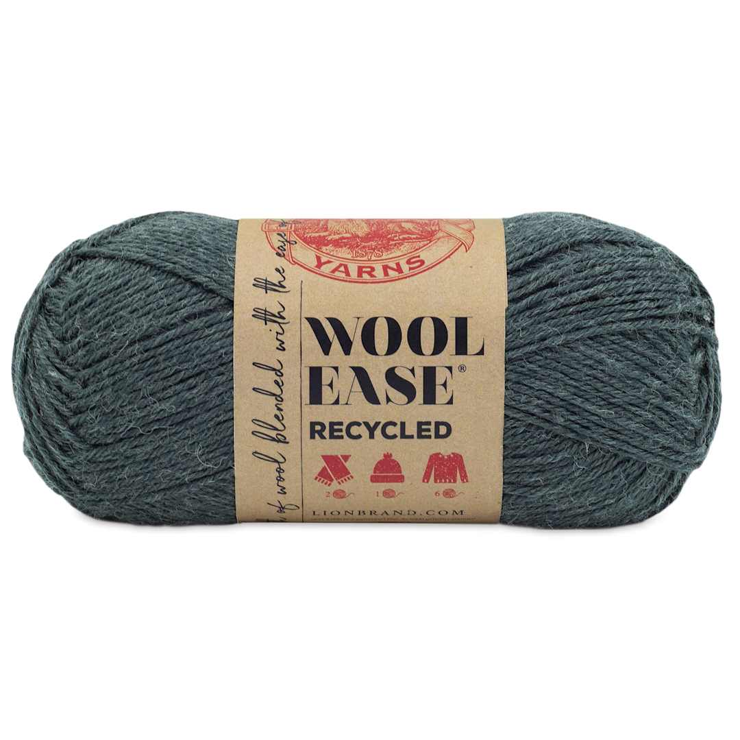 Open in modal - Lion Brand Wool-Ease Recycled Yarn - Charcoal, 196 yds
