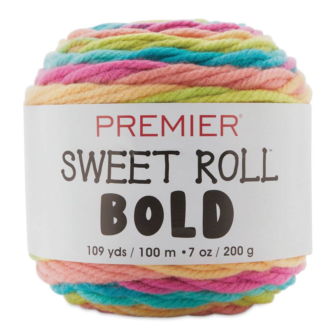 Open in modal - Premier Yarn Sweet Roll Bold Yarn - Summertime, 109 yds