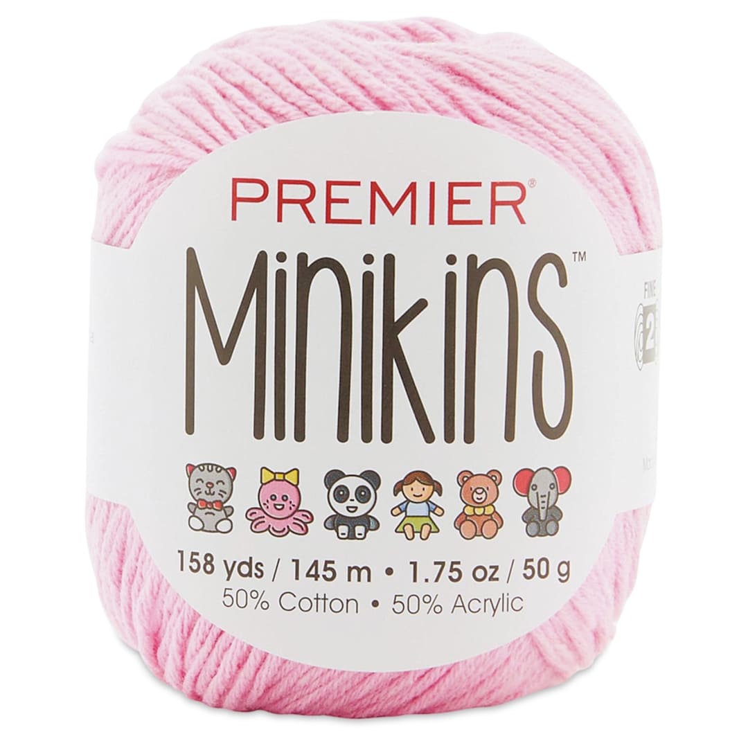 Open in modal - Premier Yarn Minikins Yarn - Ballerina, 158 yds