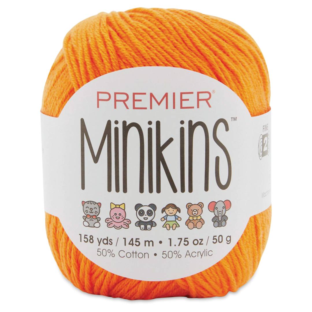 Open in modal - Premier Yarn Minikins Yarn - Clementine, 158 yds