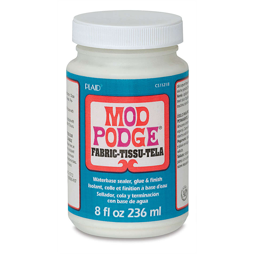 Open in modal - Mod Podge Fabric - 8 oz, front of the jar