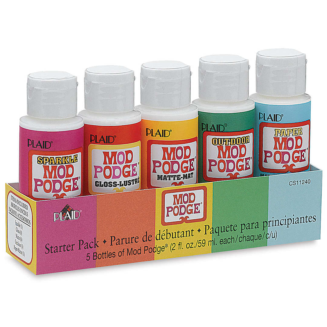 Open in modal - Mod Podge Starter Set - Assorted Finishes, Set of 5