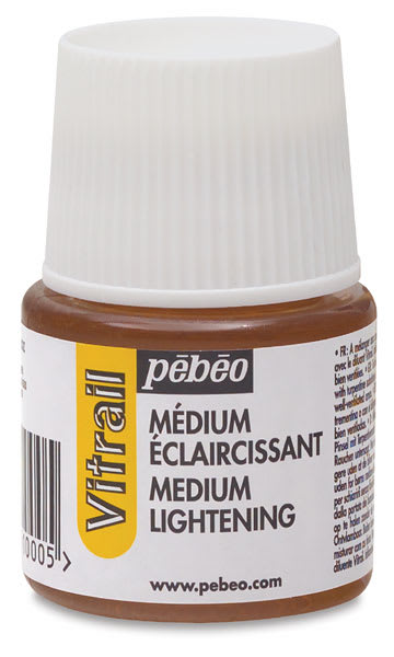 Open in modal - Pebeo Vitrail Paint - Lightener Medium 45 ml bottle shown