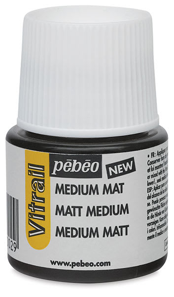 Open in modal - Pebeo Vitrail Paint Medium - Matte 45 ml bottle shown