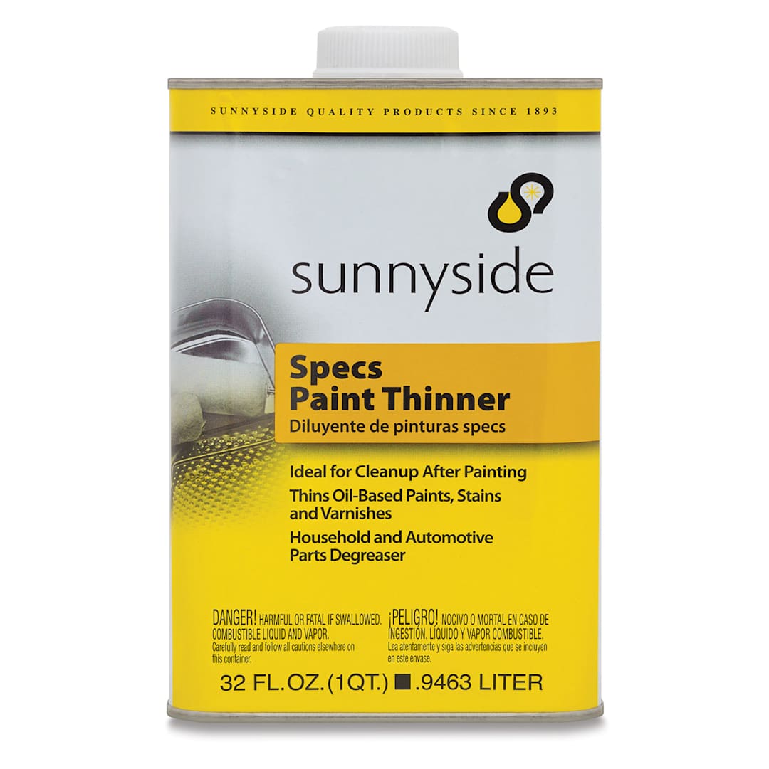 Open in modal - Sunnyside Specs Paint Thinner - Front view of 32 oz can