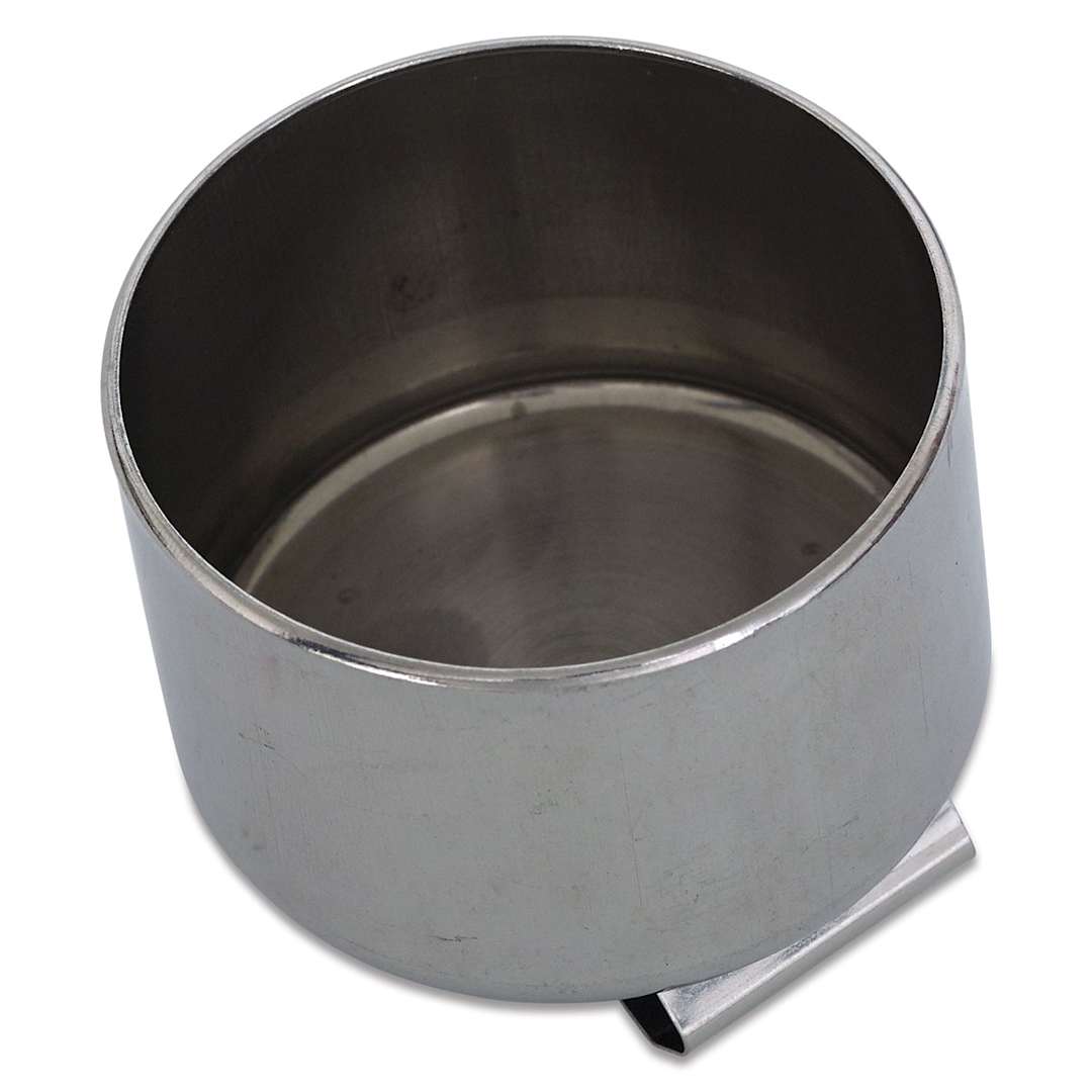 Open in modal - Stainless Steel Palette Cups - Top view of Large Single Cup