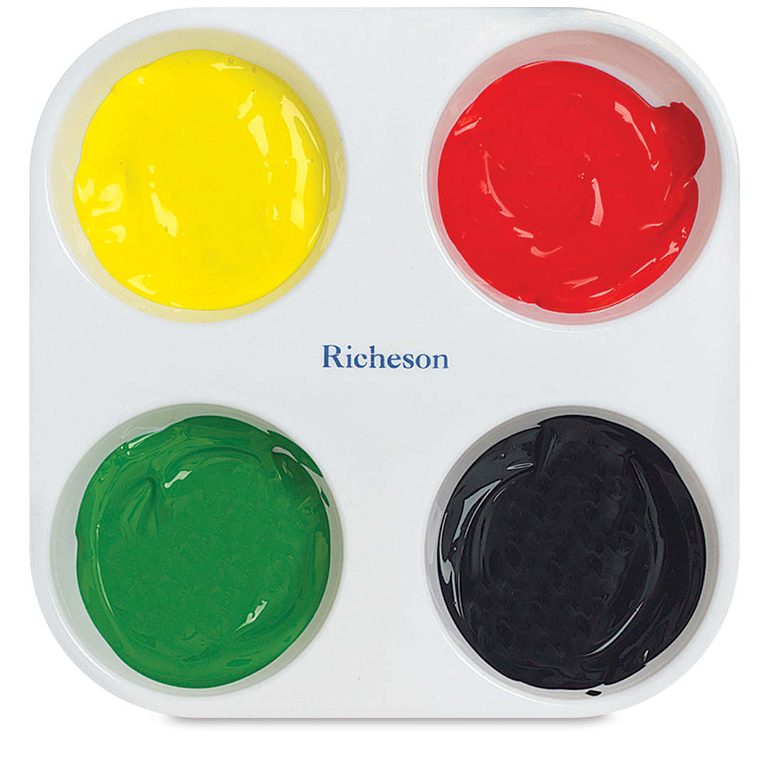 Open in modal - Richeson Muffin Pan - 7 1/8" x 7 1/8", White, 4 Wells