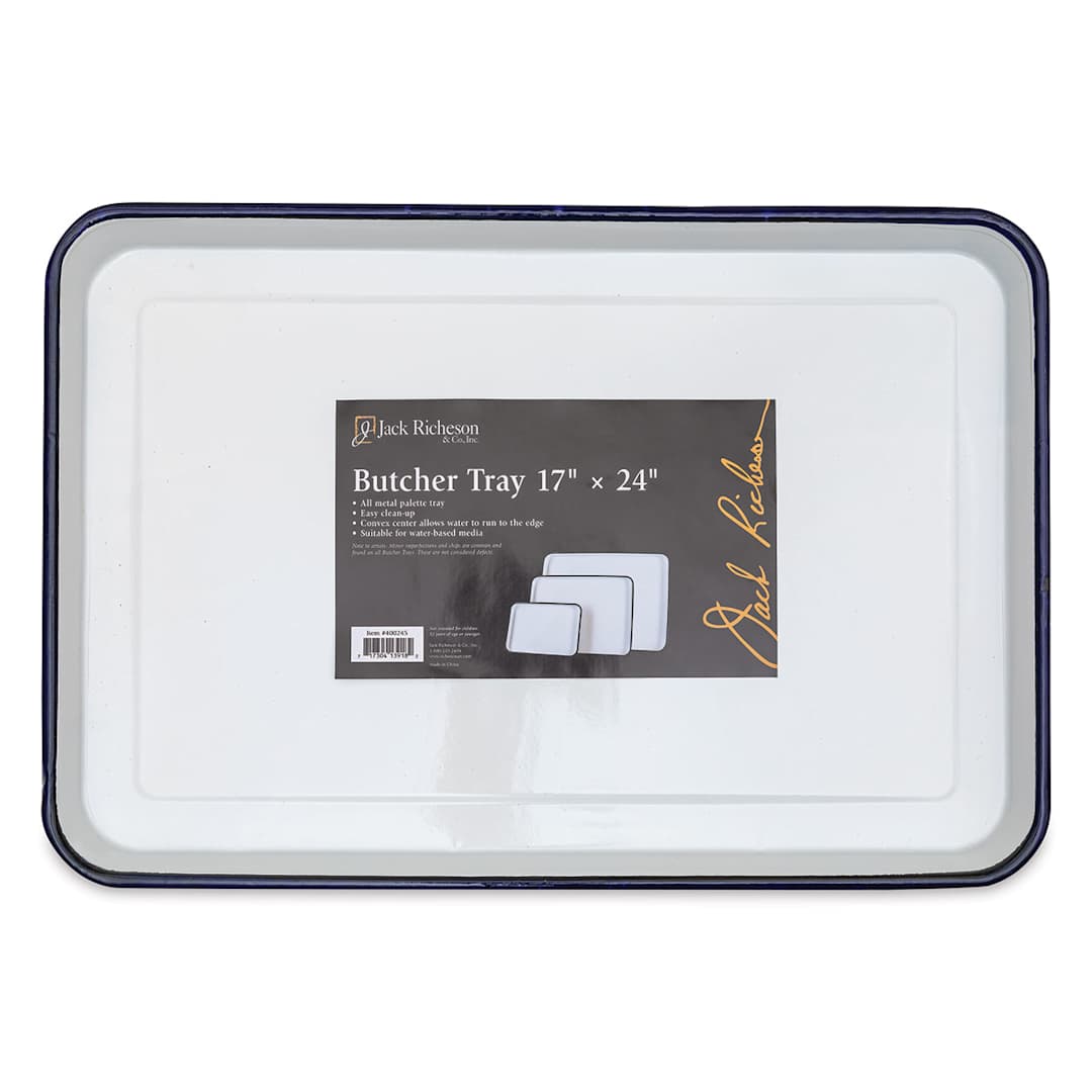 Open in modal - Richeson Butcher Tray Palette - 17" x 24" with label