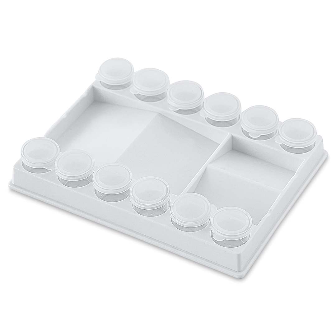 Open in modal - Art Alternatives Sealed Cup Plastic Palette (with all cups in the palette)