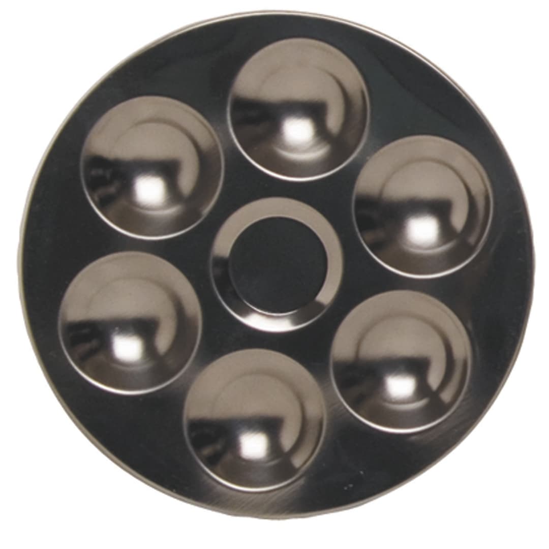 Open in modal - Art Alternatives Aluminum Palette, Round, 7-1/2"