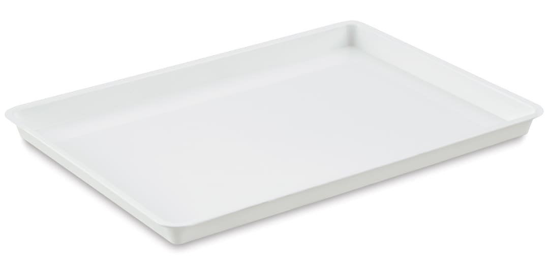 Open in modal - Richeson Heavy-Duty Art Trays - Angled view of Large Tray